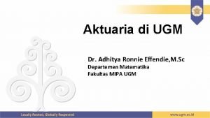 Adhitya ronnie effendie