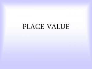 Place value of 300