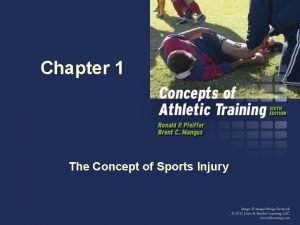 Chapter 1 The Concept of Sports Injury Sports