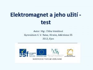 Elektromagnet test