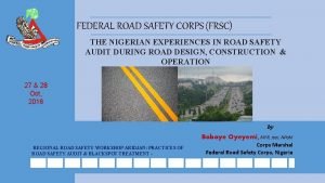 Frsc vision and mission