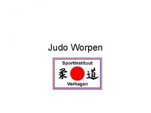 Judo worpen gele band