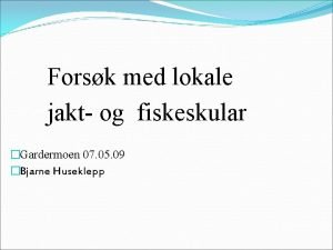 Sca skog jakt