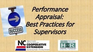 Performance appraisal best practices