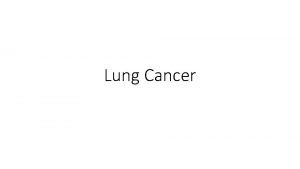 Lung Cancer AgeStandardised TenYear Survival for Common Cancers