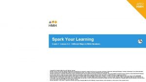 Spark your learning