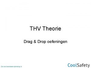 THV Theorie Drag Drop oefeningen Zie ook brandweerpbmshop