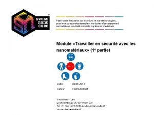 Plateforme ducative sur les micro et nanotechnologies pour