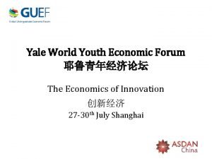 Youth economic forum
