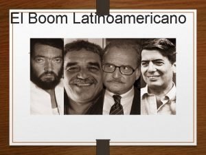Antecedentes del boom latinoamericano