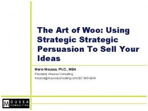 The art of woo