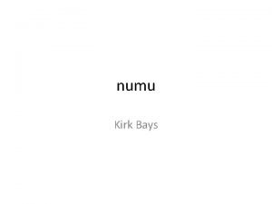 numu Kirk Bays Samples 4 samples CONTAINED QE