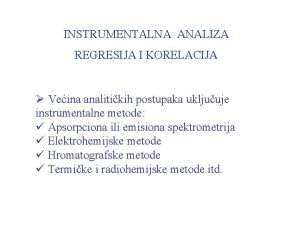 Kalibraciona prava Kalibraciona prava
