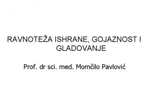 Gladovanje