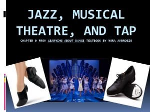 Jazzy musical theater songs