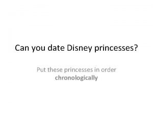 Can you date Disney princesses Put these princesses