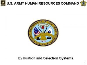 Ees army evaluation system
