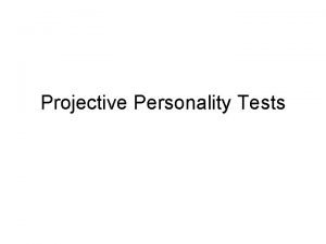 Personality test