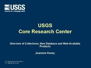 Usgs core research center