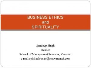 Objectives of business ethics