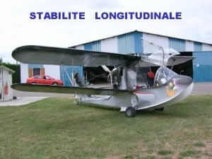 STABILITE LONGITUDINALE V STABILITE LONGITUDINALE 1 NOTIONS DE