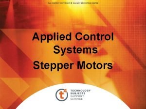 Applied Control Systems Stepper Motors Stepper Motor Electro