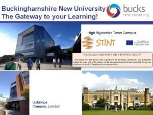 Buckinghamshire new university ranking Buckinghamshire new university ranking