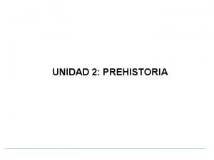 Prehistoria