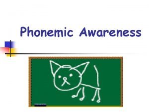 Phonemic awareness definition