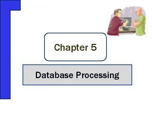 In database processing