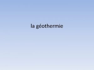 Gothermie
