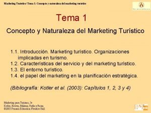 Naturaleza del marketing