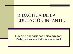 Decroly metodologia Decroly metodologia