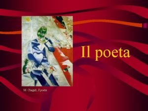 Il poeta M Chagall Il poeta Omero Aedo