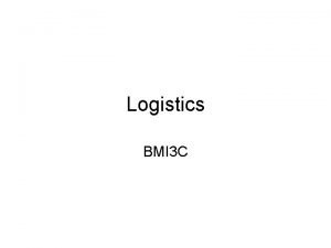 Bmi logistics