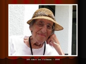 100 Jahre Lea Fichmann 2008 mit Mutter Liwscha