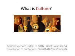 Spencer-oatey h. (2012) what is culture