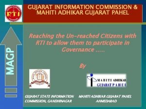 MAGP GUJARAT INFORMATION COMMISSION MAHITIADHIKAR GUJARAT MAHITI GUJARATPAHEL