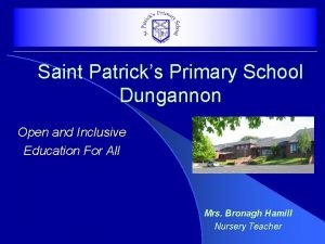 St patrick's primary school donaghmore