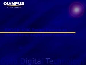 EPOCH 1000 Series Procedure Phased Array Angle Beam