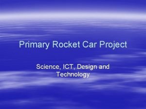 Rocket car project