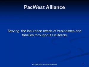 Pac west insurance