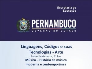 Linguagens Cdigos e suas Tecnologias Arte Ensino Fundamental