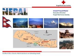 Nepal Red Cross Society Umesh Prasad Dhakal Executive
