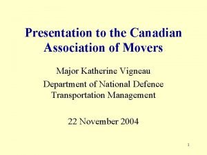 Canadian association of movers
