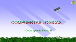 Oscar Ignacio Botero H GEORGE BOOLE Matemtico Britnico