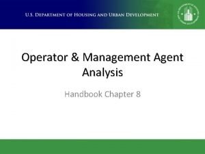 Management agent handbook
