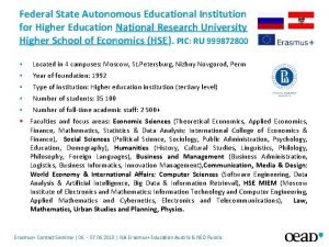 Federal state autonomous educational institution