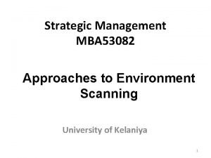 Types of environment in strategic management