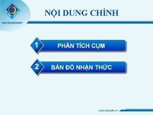Biểu đồ nhận thức Biểu đồ nhận thức